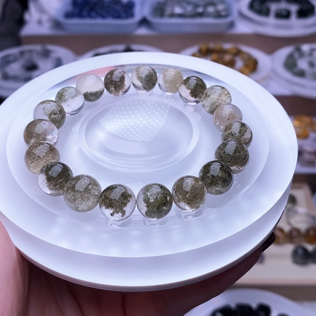 水晶天然水晶定制打孔不退换未镶嵌