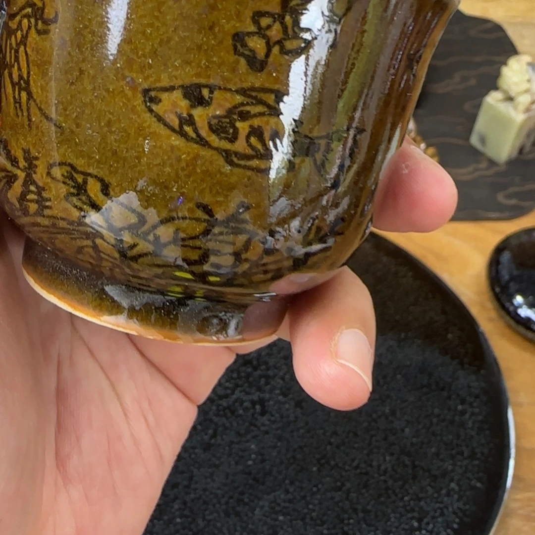 快***果茶盏白丁瓷坊作品