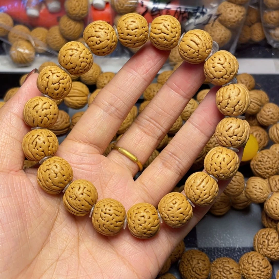 桃核手串继*15野生肌肉手串