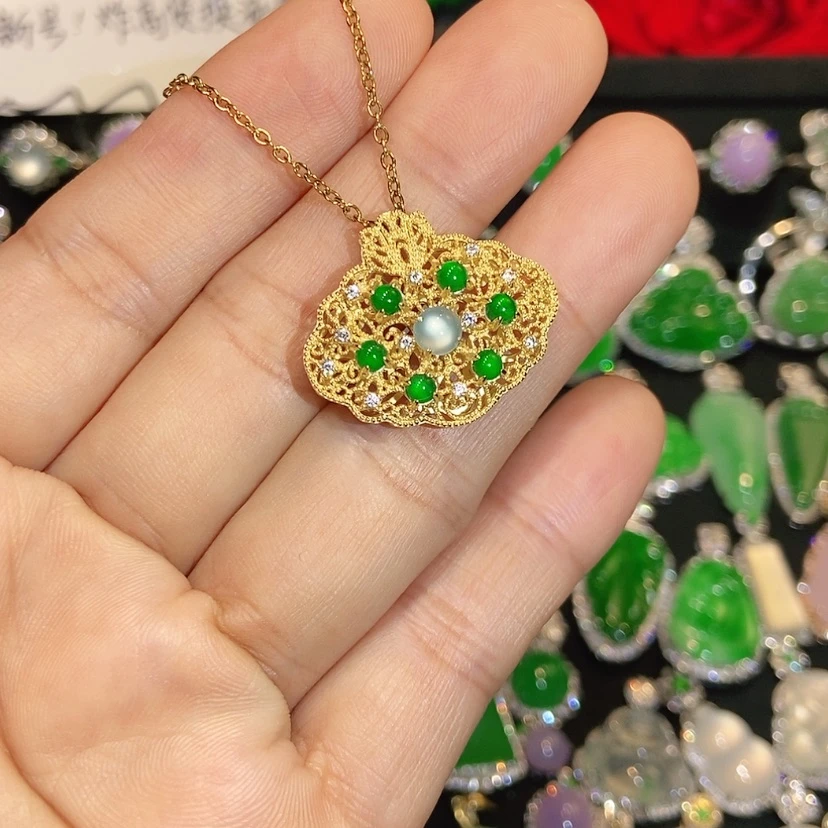 【闪购商品】翡翠未镶嵌颈饰天然翡翠