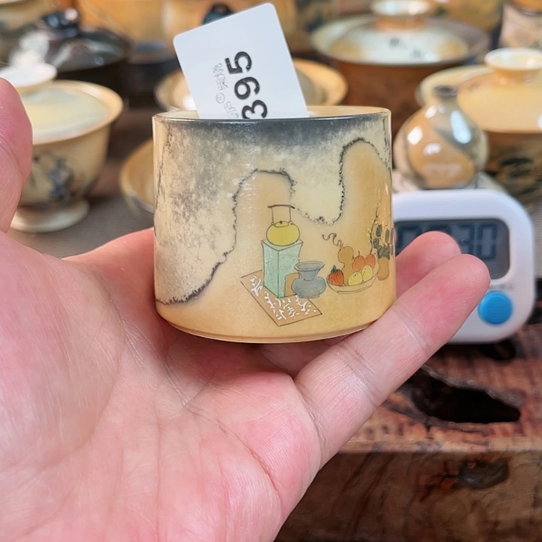 【闪购商品】素**果沁庐柴窑古法柴烧全手工茶具