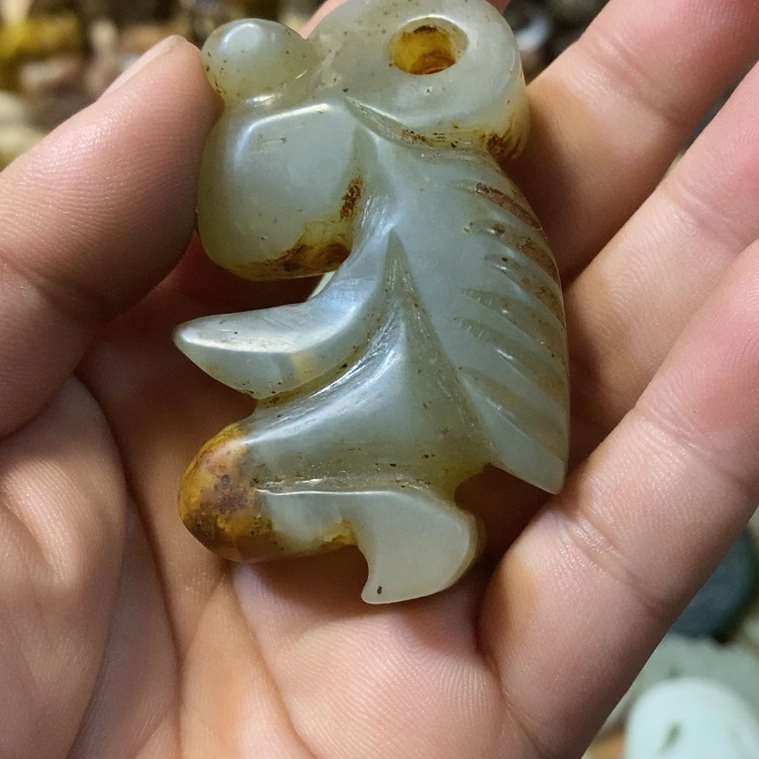 和田玉（糖玉）未镶嵌挂件玉器玉器玉器挂件