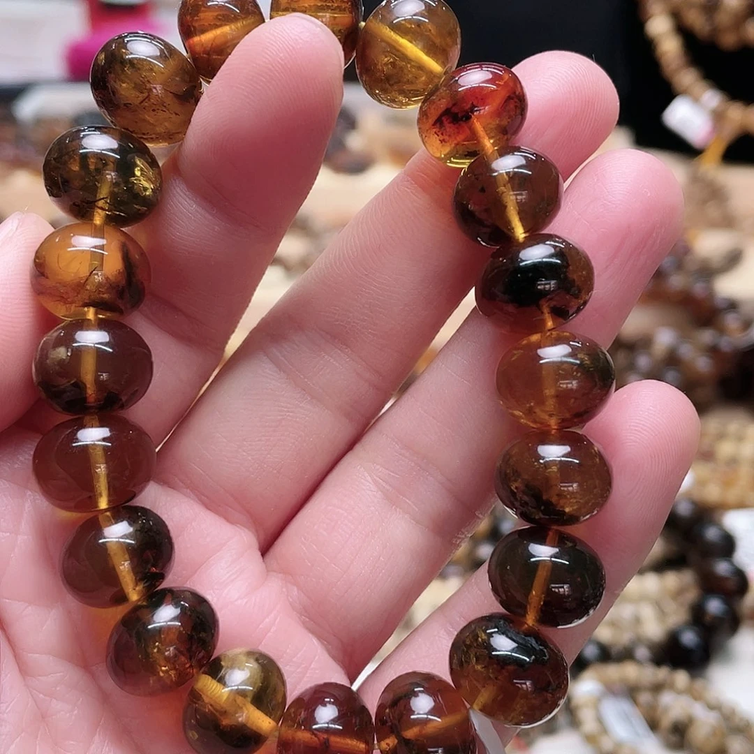 琥珀裸石未镶嵌十三10872