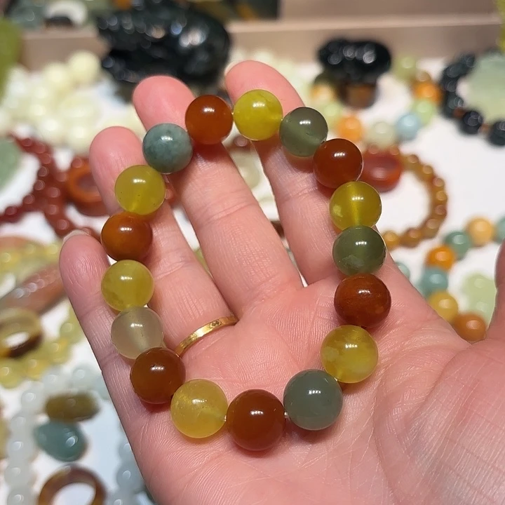 蛇纹石玉未镶嵌手串