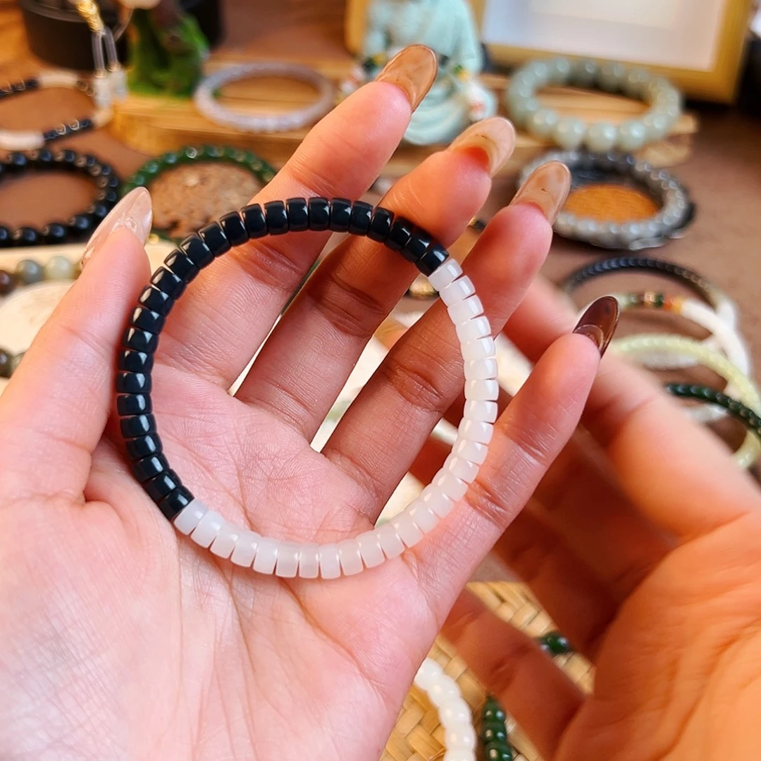 和田玉未镶嵌手串