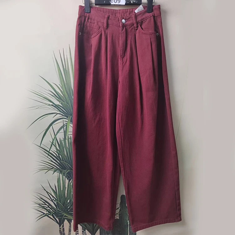 GD LAOLENTOE 【D09】秋季新款弯刀牛仔裤奶奶裤香蕉裤