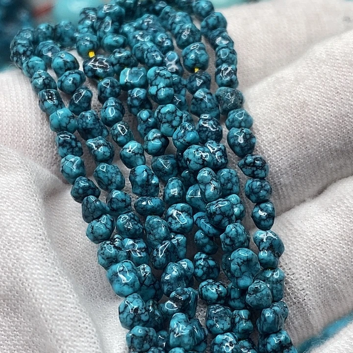 绿松石未镶嵌天然原矿 地大质检