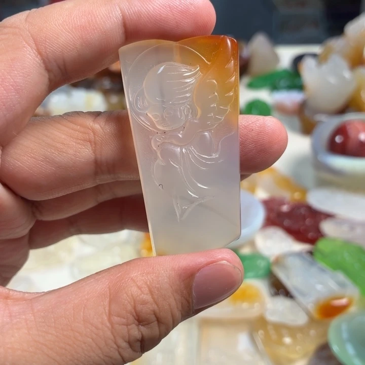 未镶嵌吊坠(不含链)玛瑙/玉髓