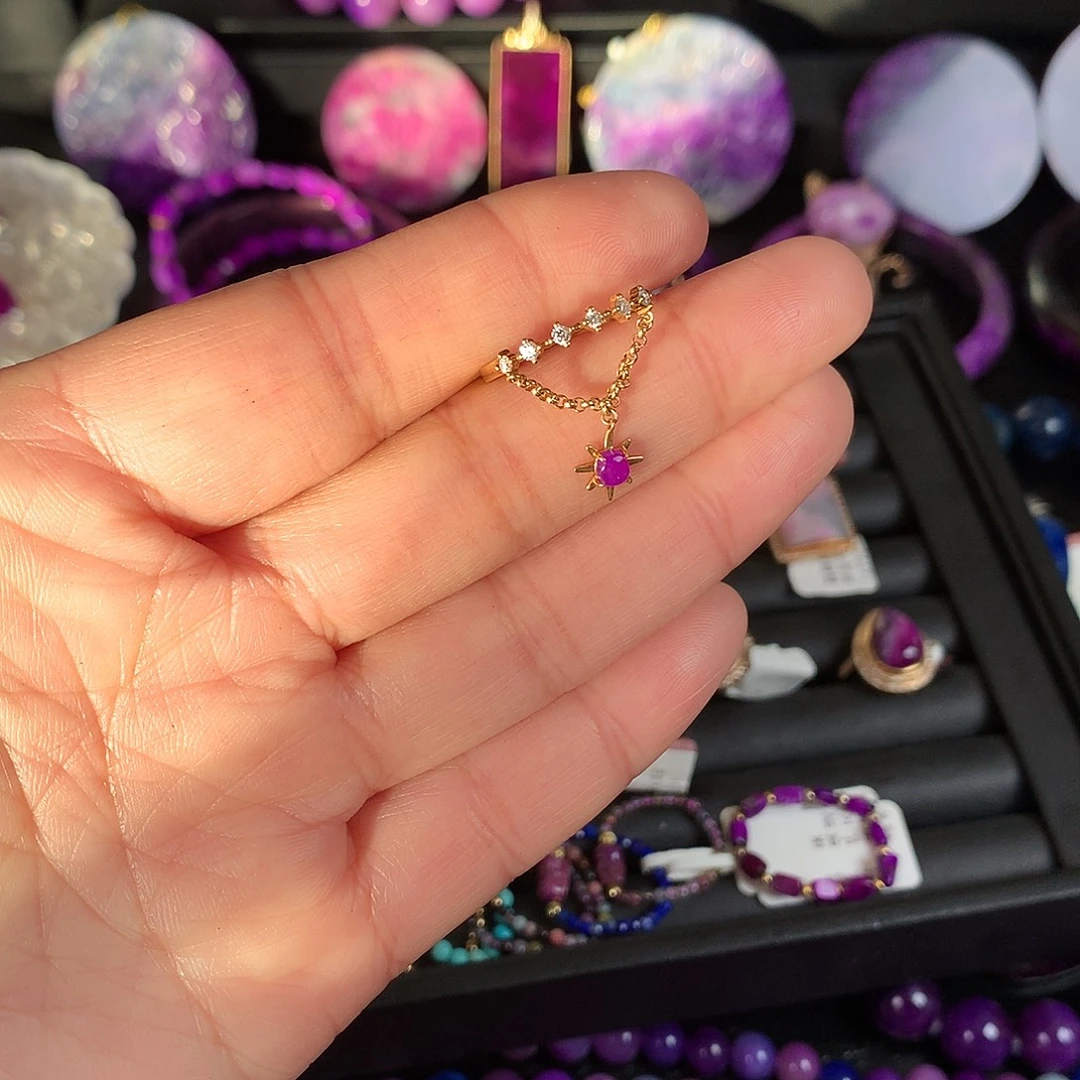 苏纪石（舒俱来）未镶嵌戒指