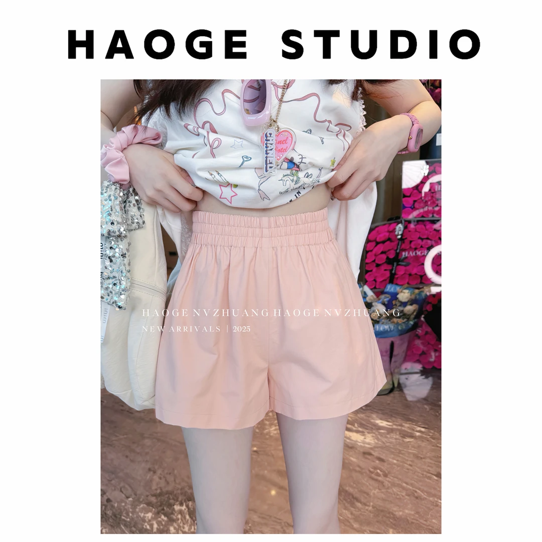 浩哥严选●休闲短裤预C5XXK5554A显瘦时尚百搭薄款女士日常款短裤