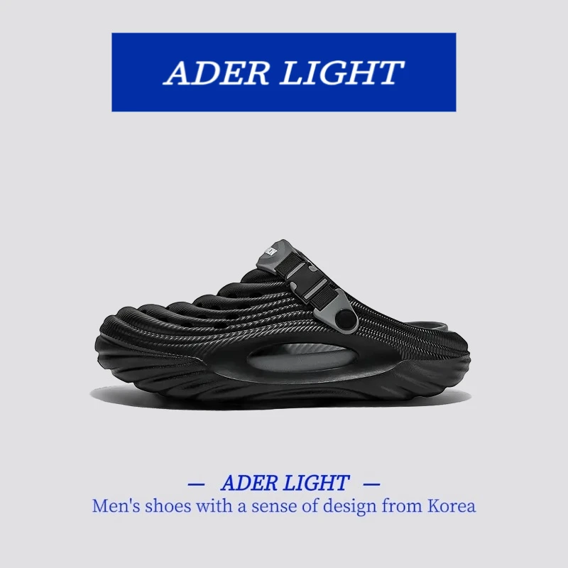 [韩国轻奢]ADER LT洞洞鞋男款夏季外穿高级防滑男士包头拖鞋涉水