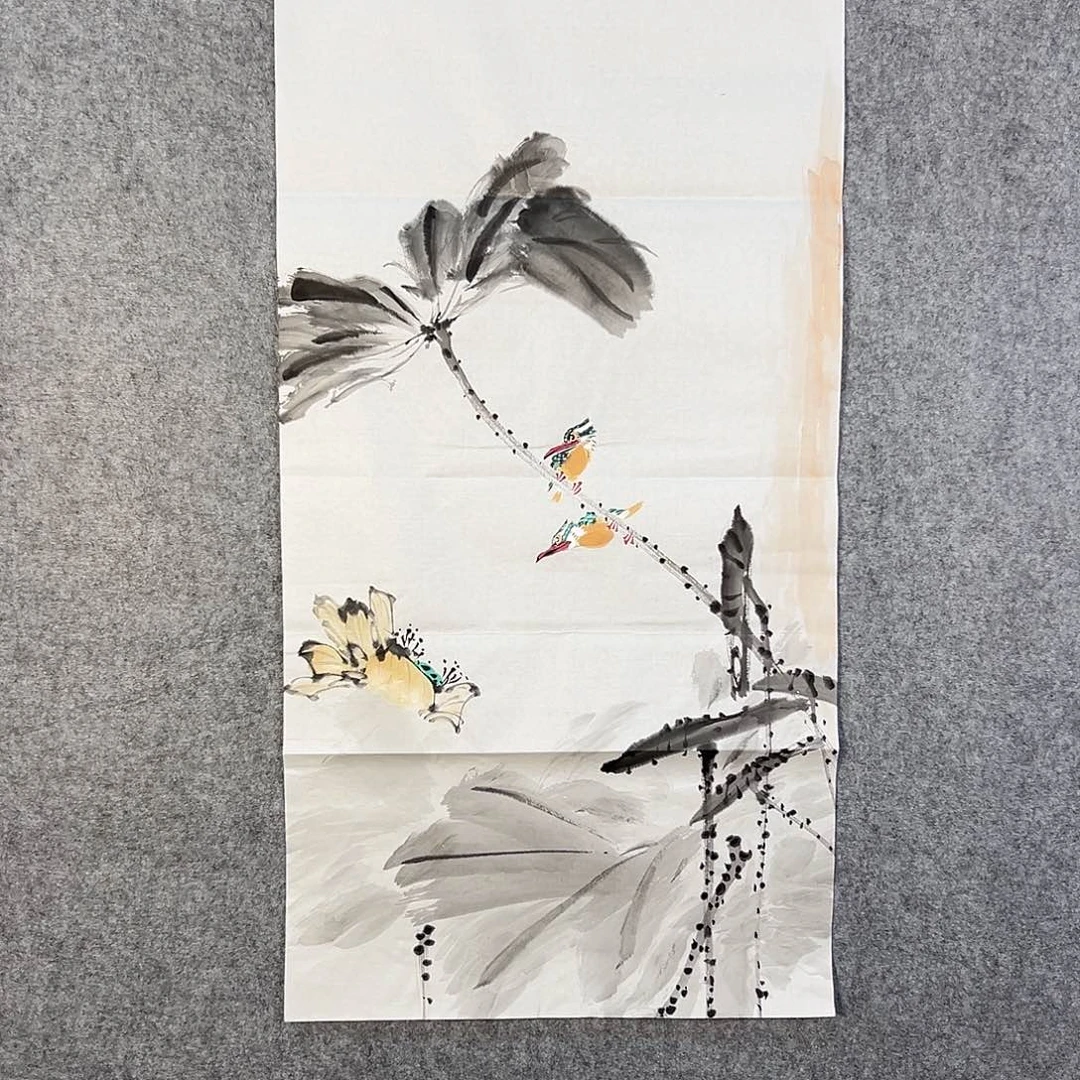 国画459 牡丹等植物生长于这里生长