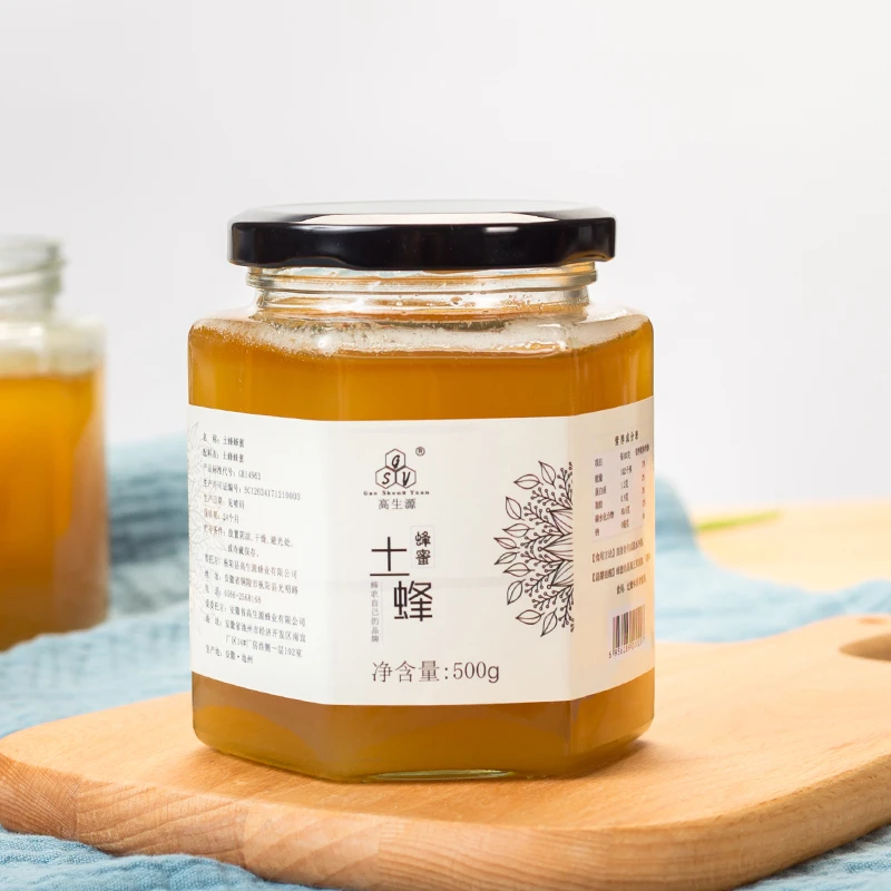 【拍一发二】天然深山土蜂蜜农家自产百花正品木桶蜜成熟结晶蜜500g