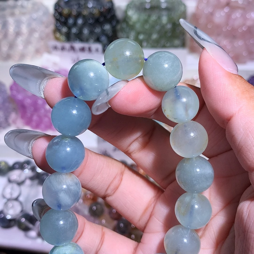未镶嵌手链水晶海蓝宝13