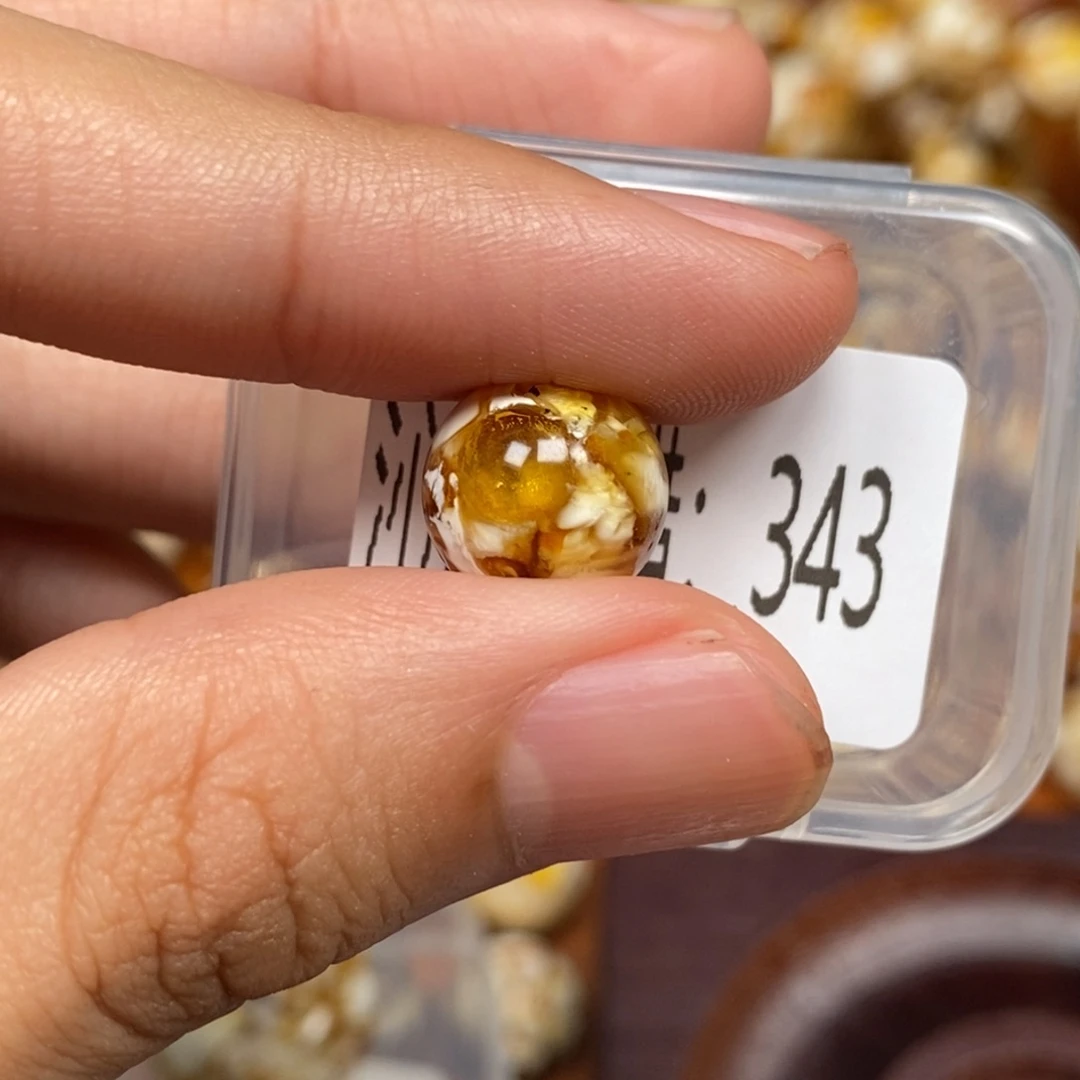 猴头核桃把件沁色圆珠老型343