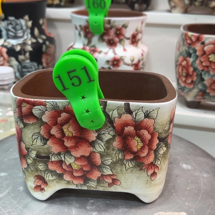 花盆紫砂水晶花盆151