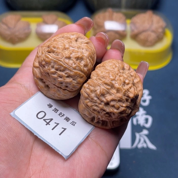 S***r把件文玩核桃南瓜墩43-0411