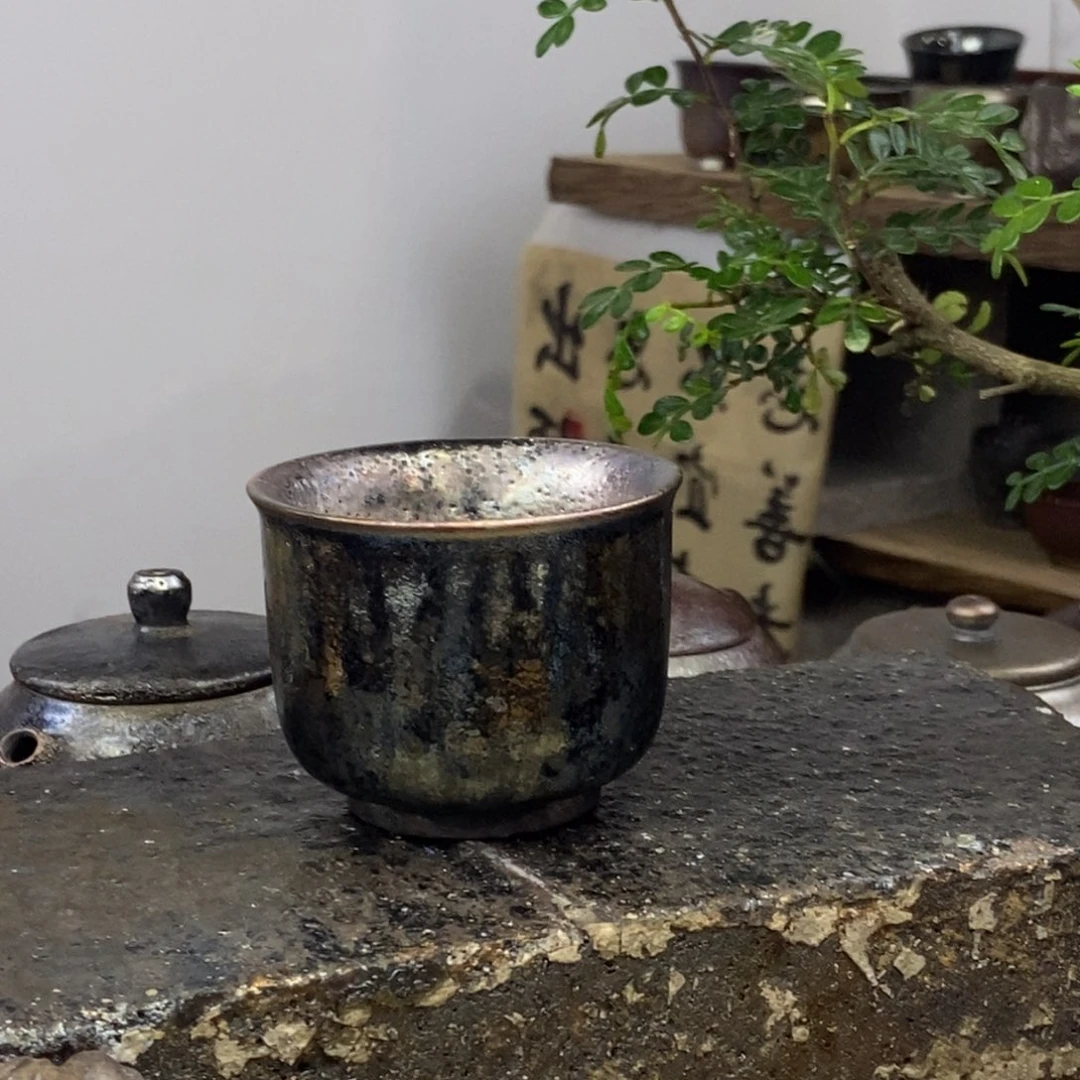 建水紫陶柴烧茶具