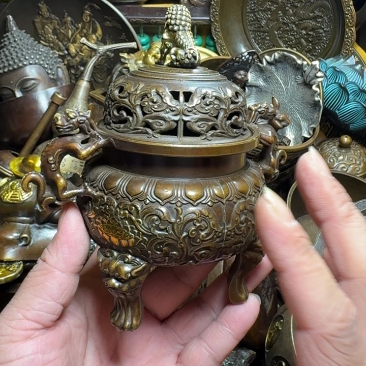 铜器摆件收收藏藏