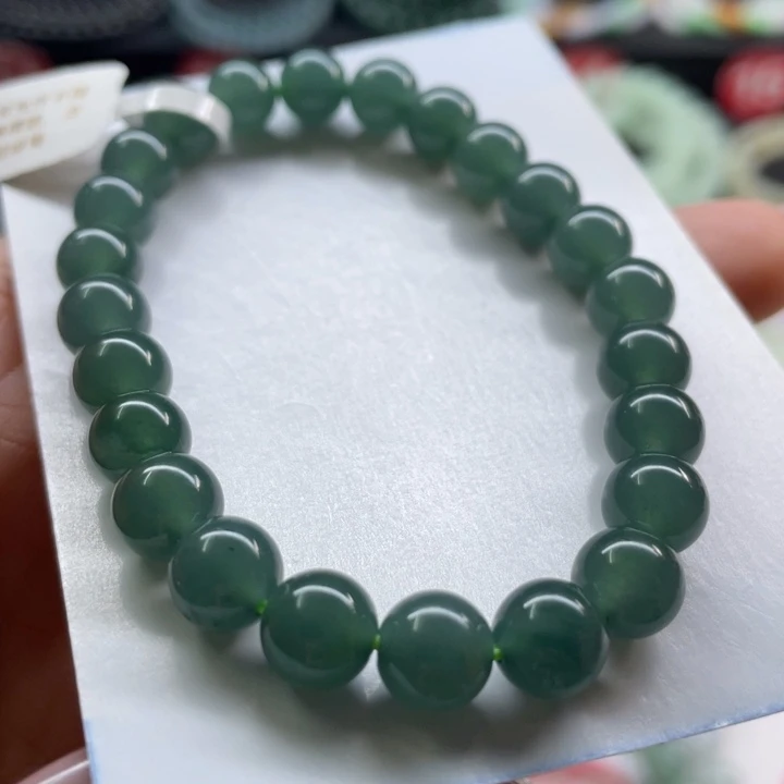 未镶嵌手链翡翠卡7.7