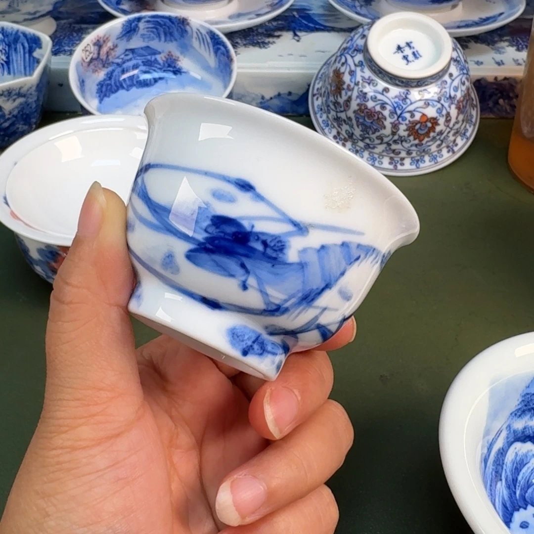 景德镇纯手绘茶具圆圆201