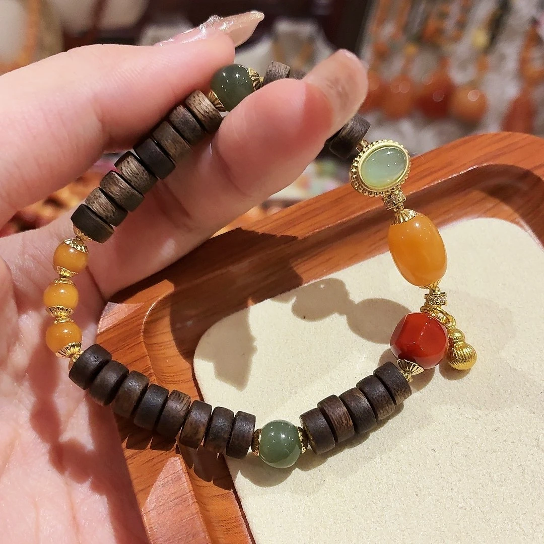 蜜蜡未镶嵌手链手串