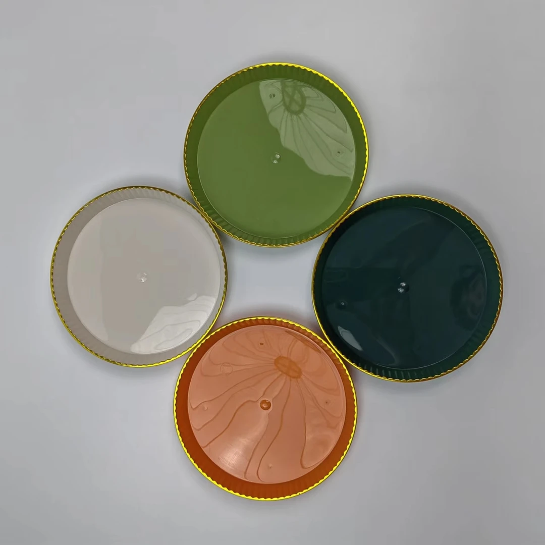 4个装圆形味碟醋碟酱料油碟调料碟蘸酱碟专用小碟子