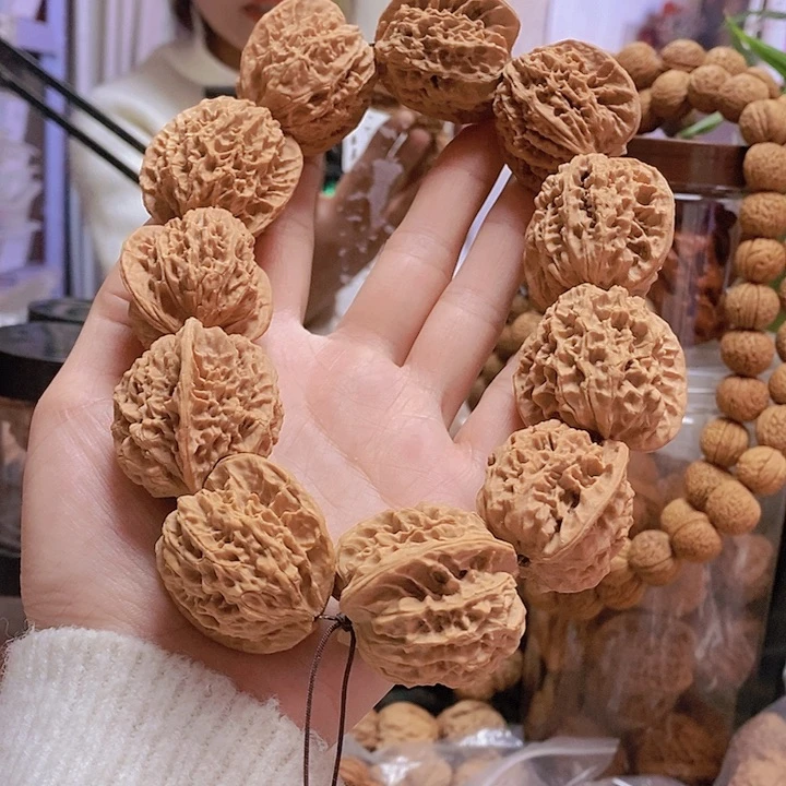 【闪购商品】文玩核桃把件老款狮子头手持