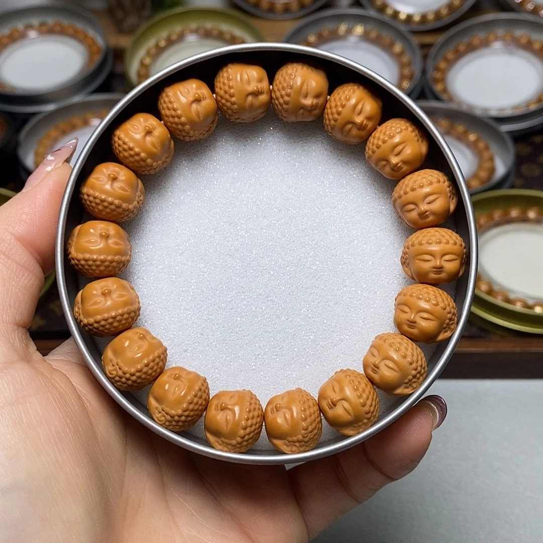 猴头核桃手串345号14左右精品宝宝佛全品