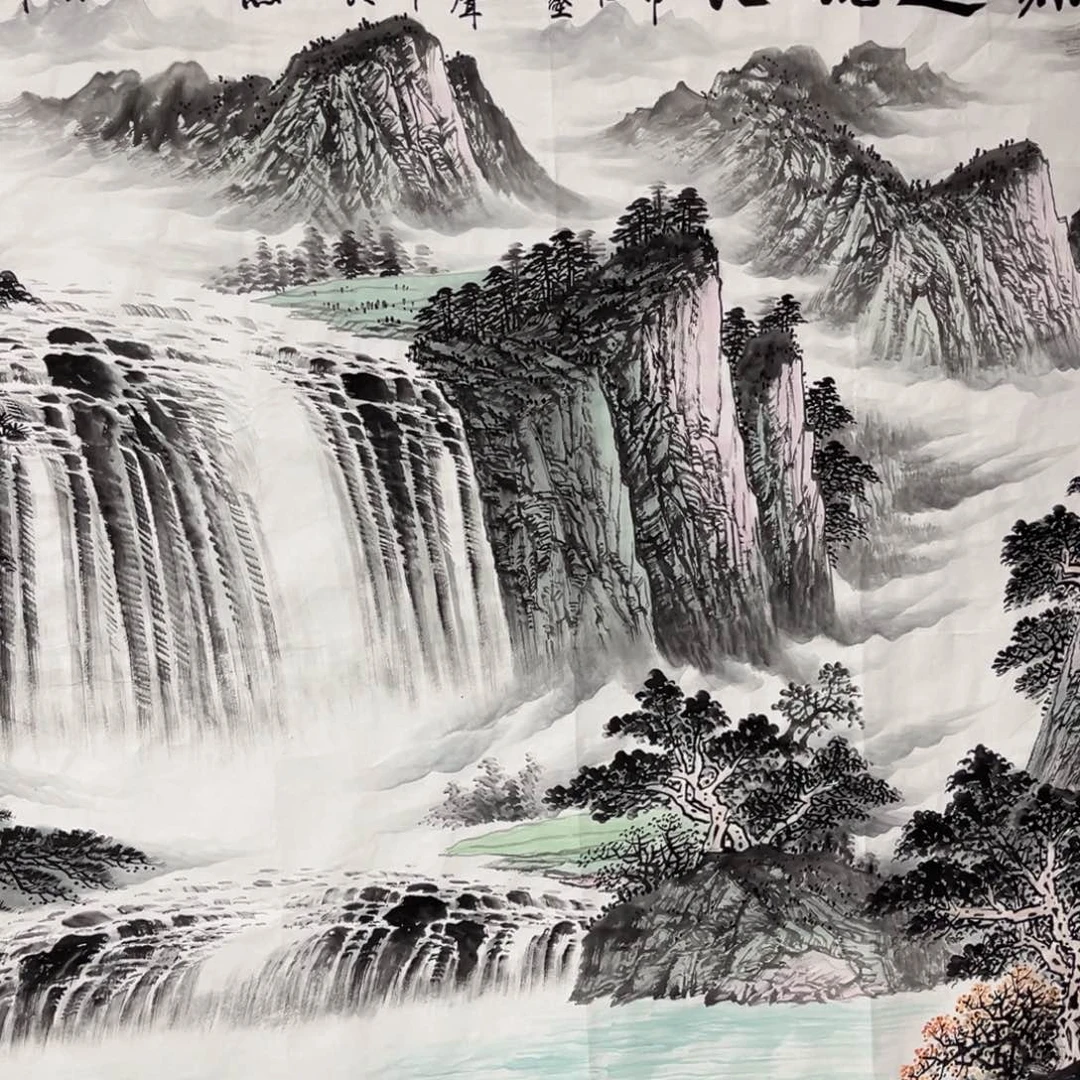 国画快*汉宣纸手绘，手工作品