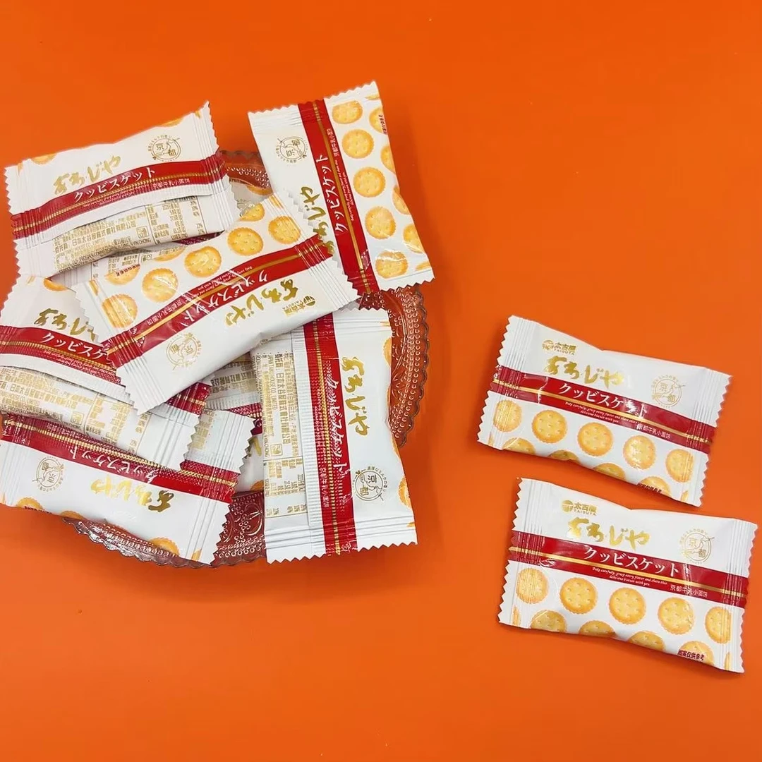 太谷屋京都海盐牛乳小圆饼爆款办公休闲零食结婚婚庆喜饼干伴手礼