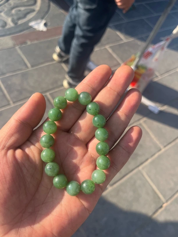 和田玉手串手串碧玉