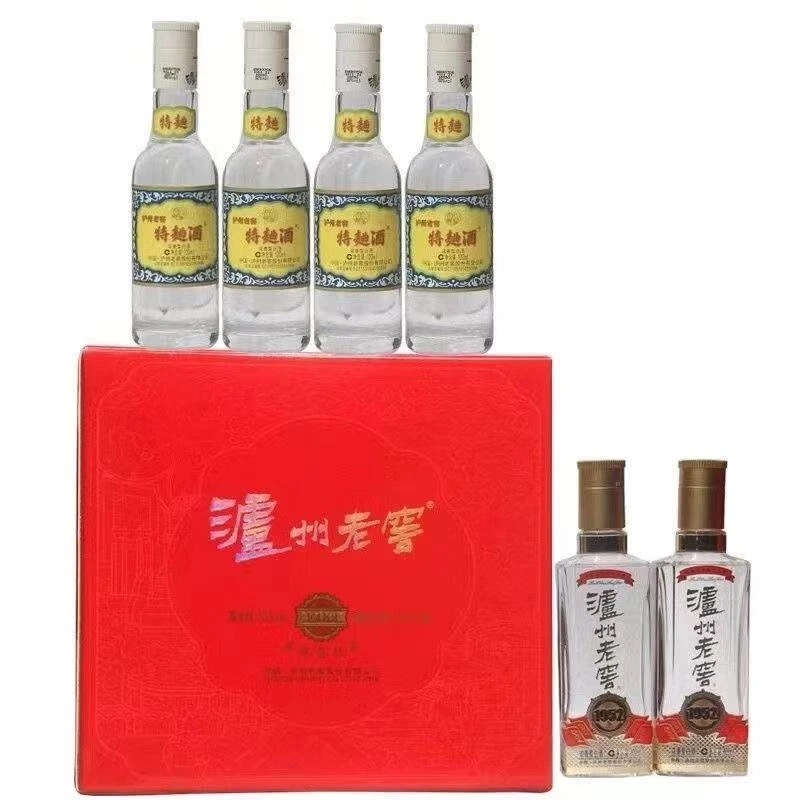 泸州老窖E4K2礼盒（特曲60版4瓶加1952两瓶）浓香型白酒52度100ml*6