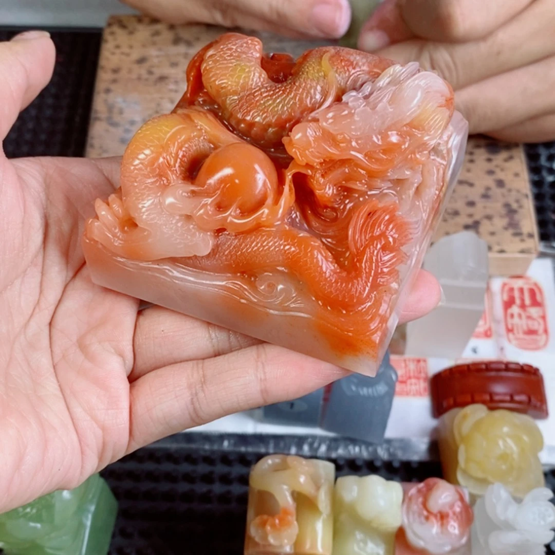 雲***蓬寿山石印石成品正章书法用品