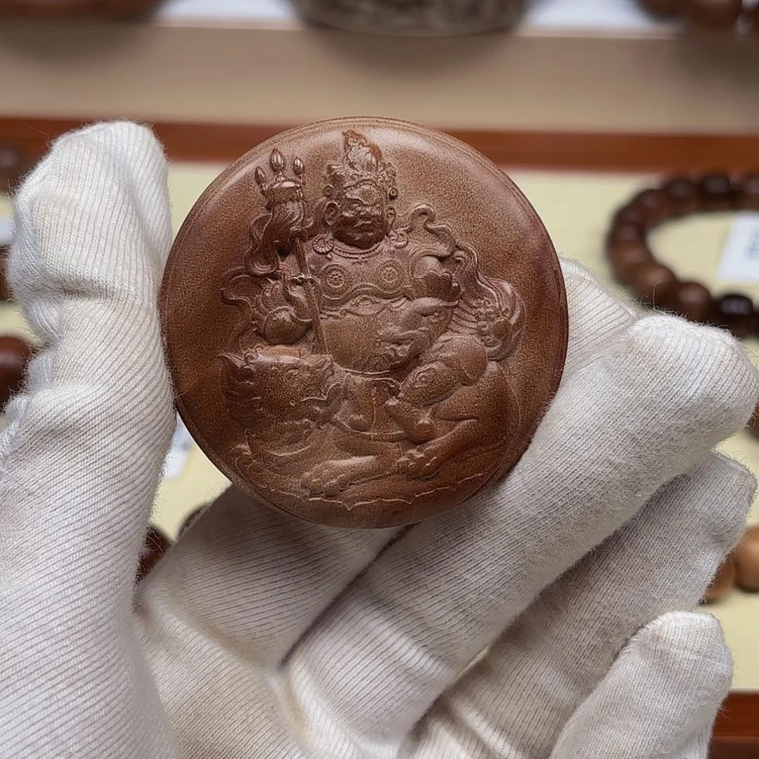 老***香檀香木手串/手链老山檀香黄财神