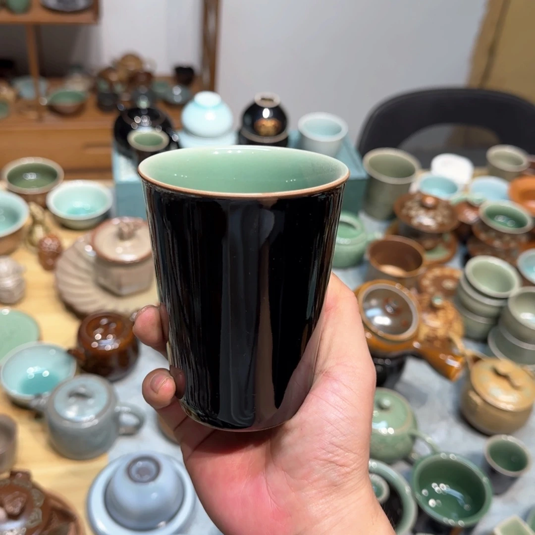 小金茶具青瓷茶器