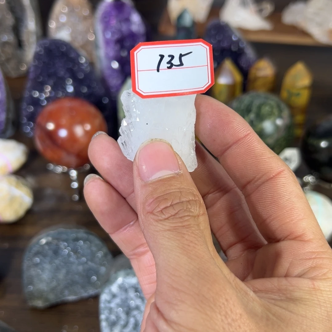 水晶天然水晶，默认微瑕未镶嵌