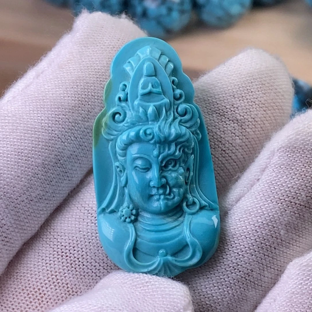 未镶嵌绿松石珠宝奇石