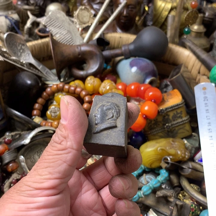 一物一拍秤砣把件