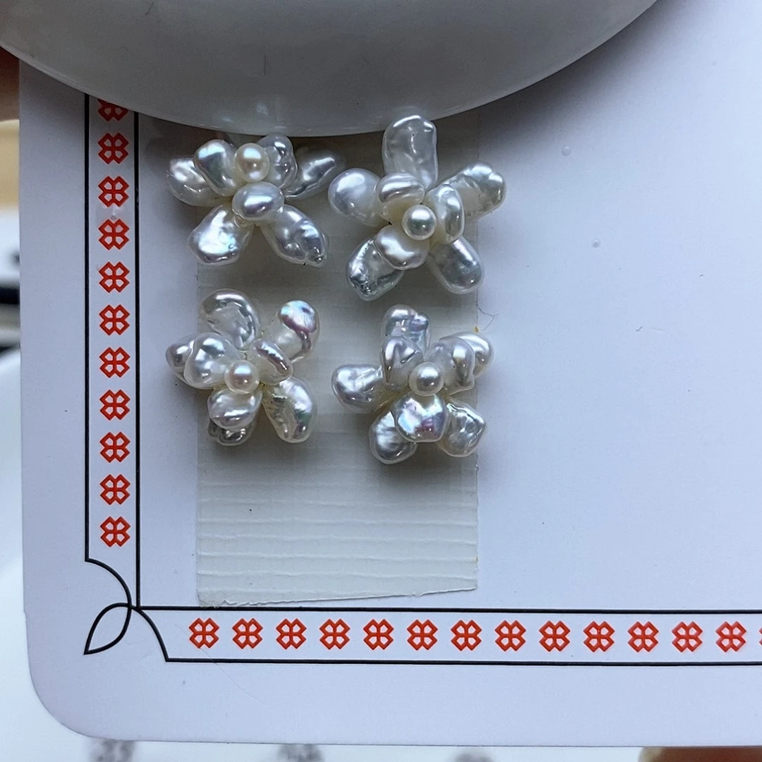 玉***竹合金淡水珍珠吊坠