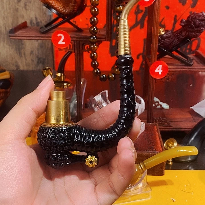 高端定制金丝楠烟嘴