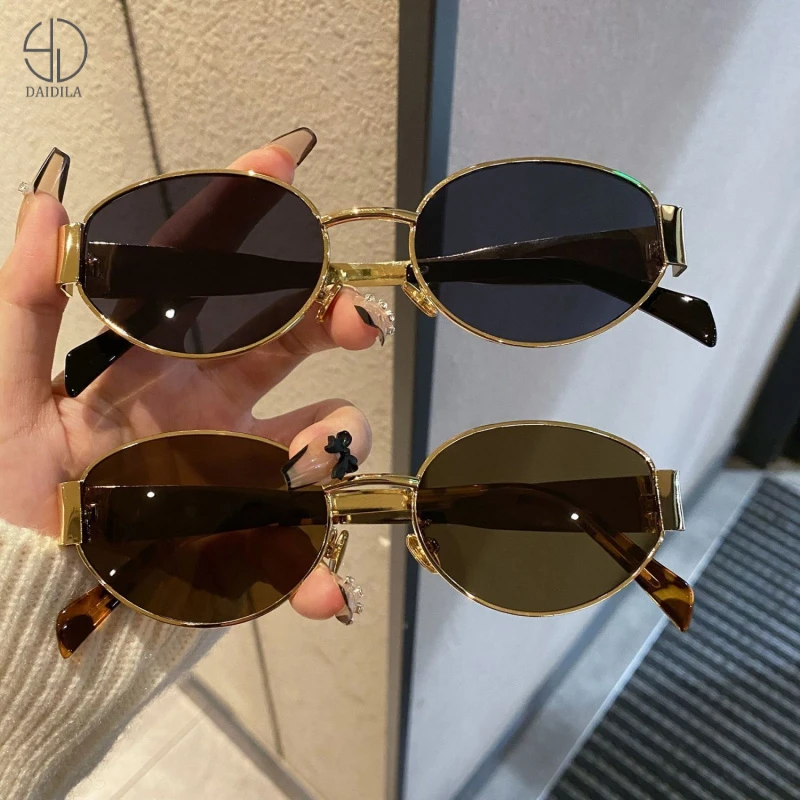 【2049人收藏】圆框高级感墨镜女户外时髦眼镜女士开车防紫外线拍