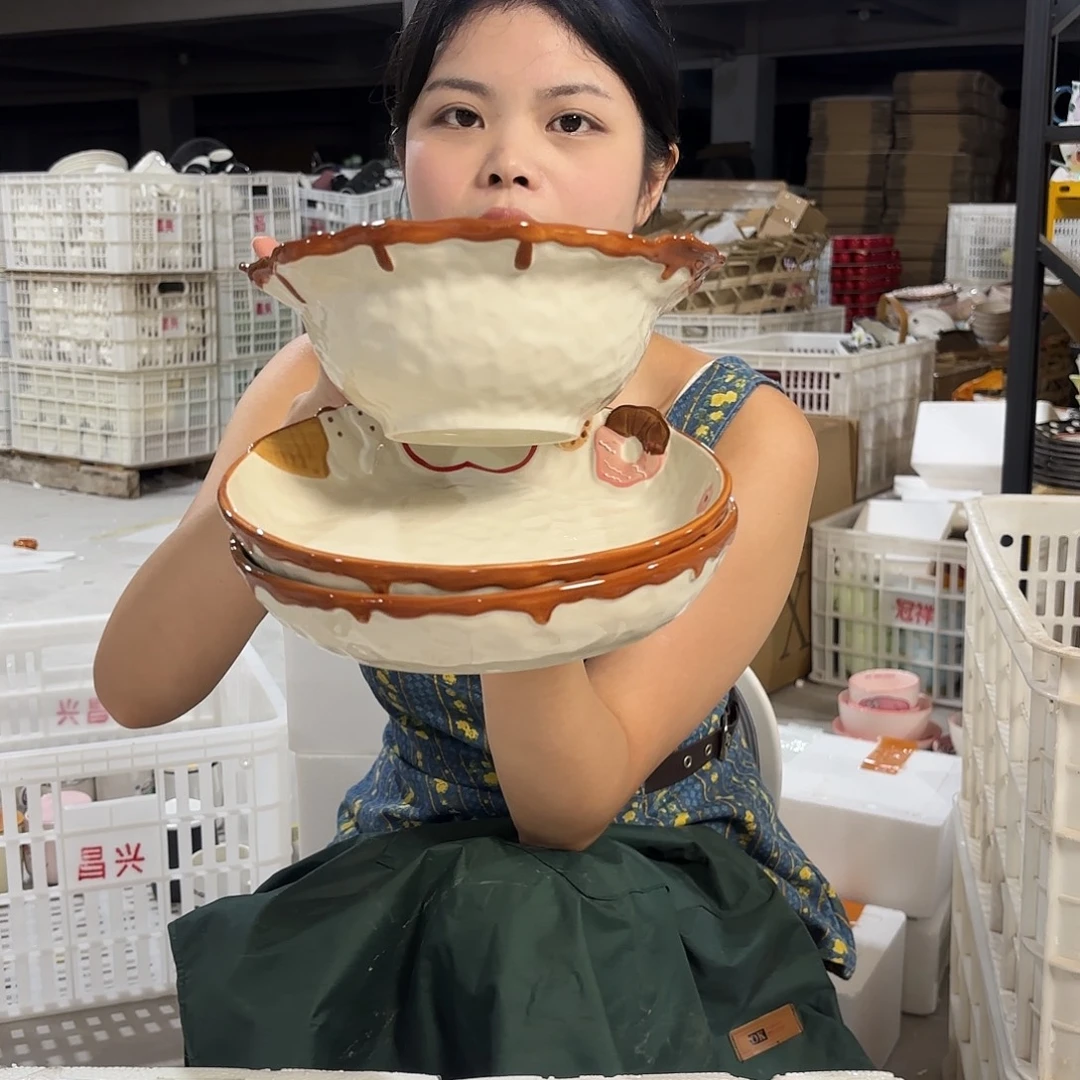 瓷微瑕陶瓷餐具釉下彩