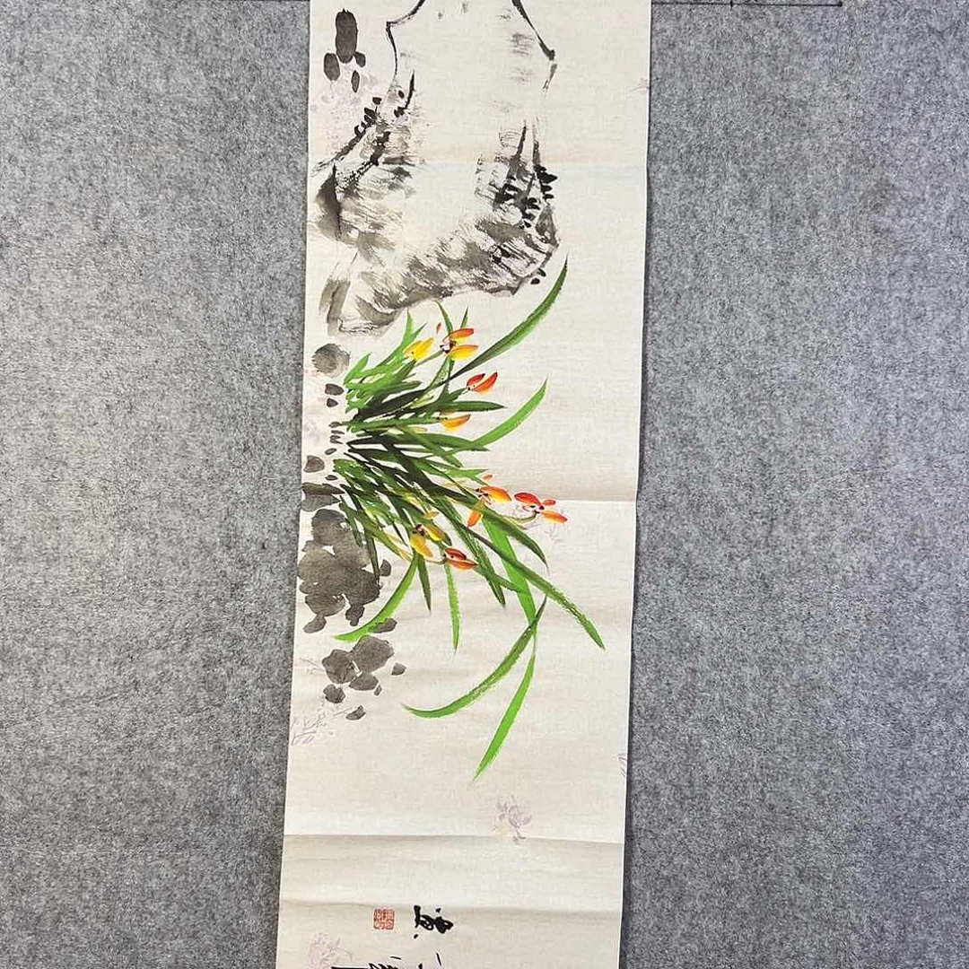 国画193 花鸟在此鸣叫时还要一