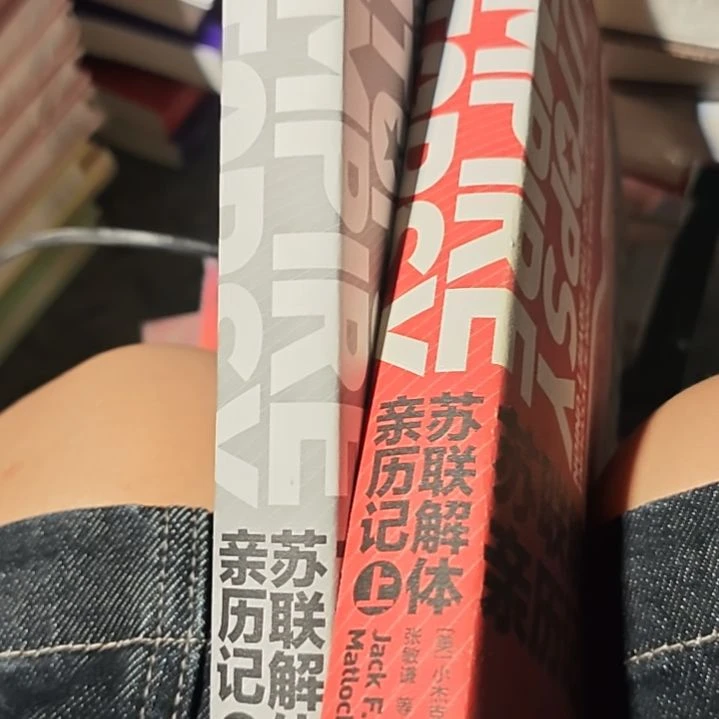 苏联解体两本一套（务必塑封）书衣坏了