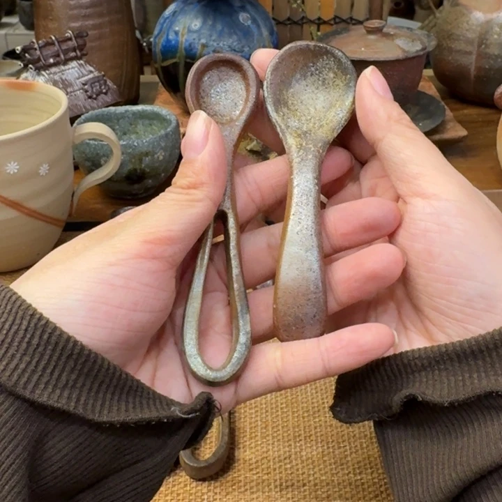 用****9陶吉窑口备前烧勺子福利一口价