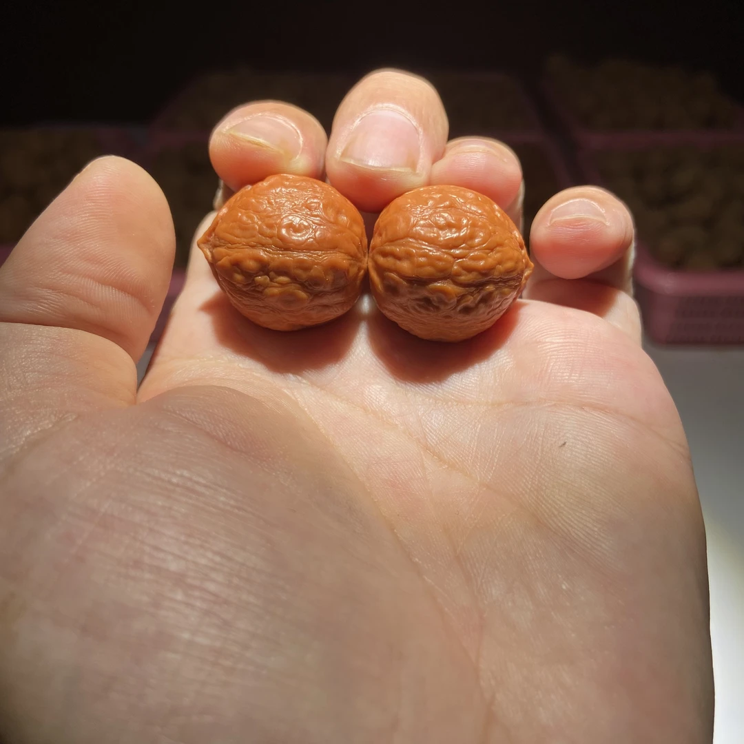 文玩手撵对小核桃默认原色打底需备注皮质油性都毕业