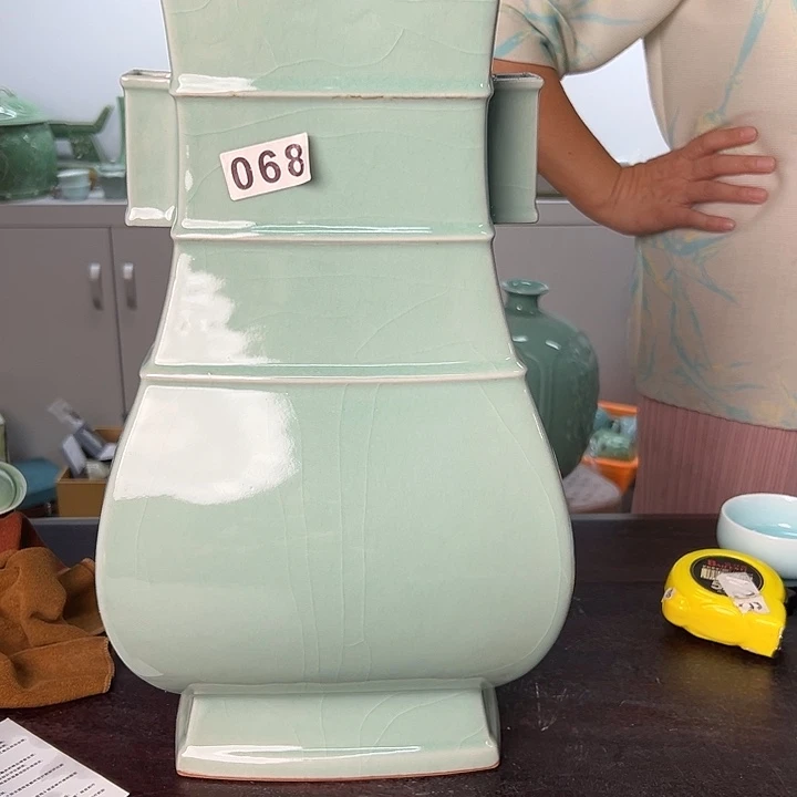 自***画小米茶器龙泉云间青瓷
