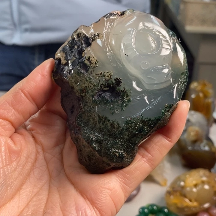 玛瑙/玉髓吊坠(不含链)未镶嵌