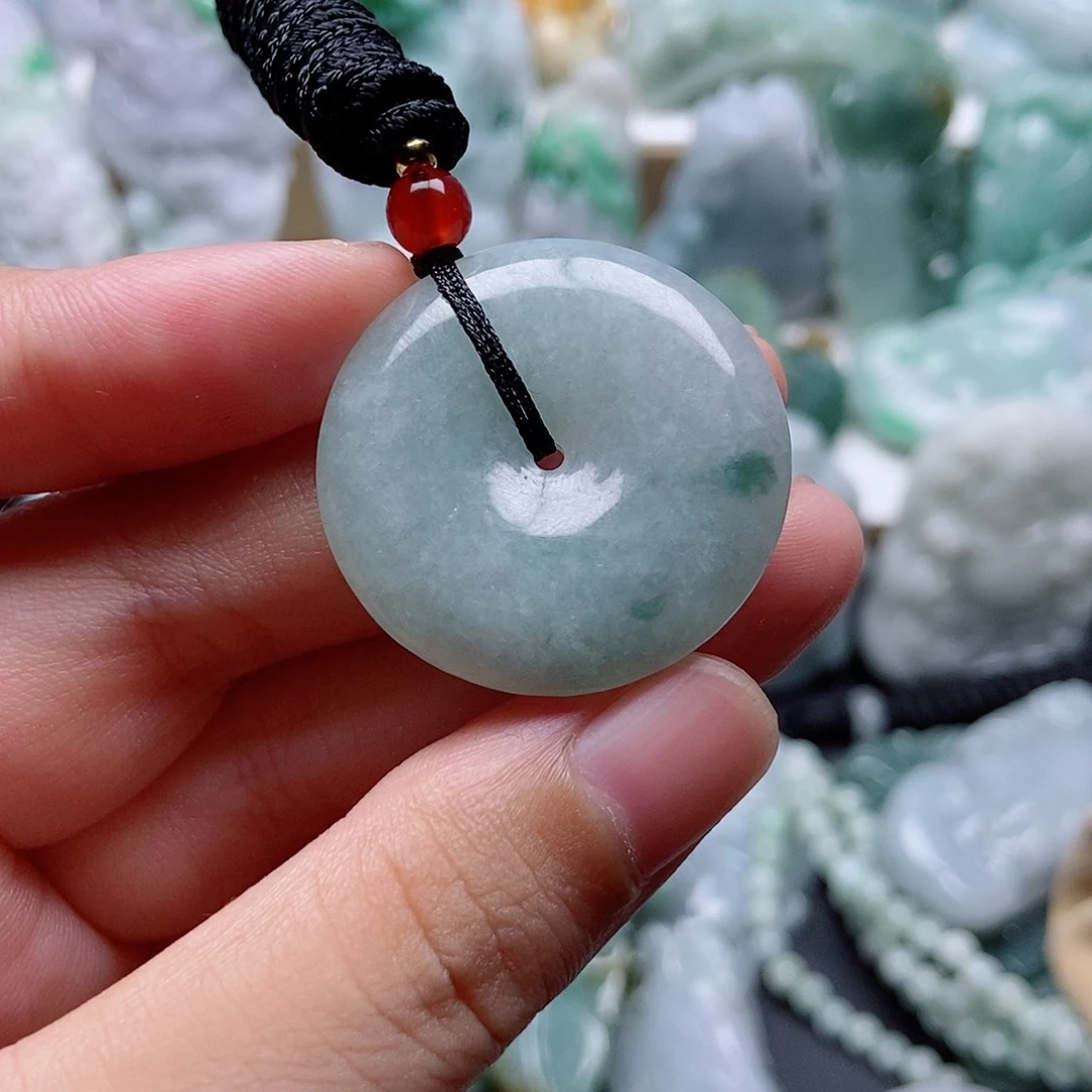 翡翠未镶嵌吊坠(不含链)1